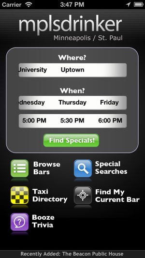 MPLS Drinker: Happy Hour Finder(圖4)-速報App