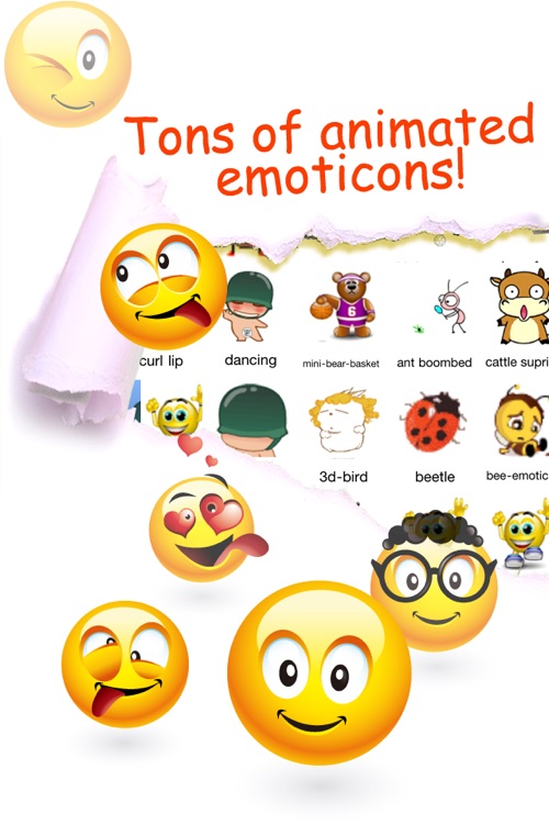 Animated Emoticons™ for MMS Text Message, Email!!!(FREE)