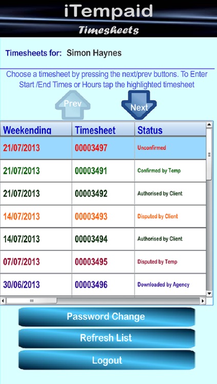 iTempaid Timesheets