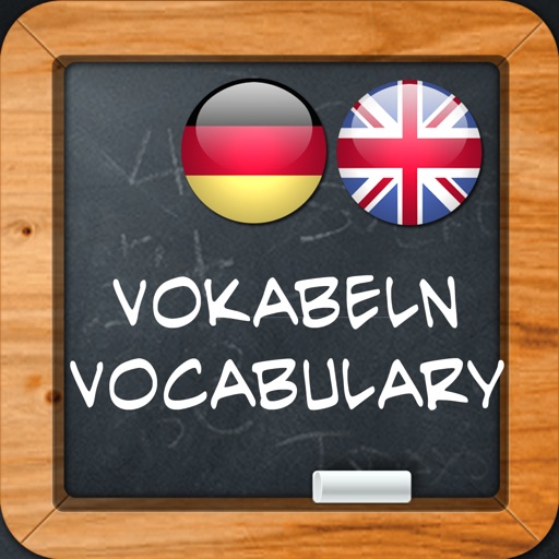 English-German Vocabulary Trainer for Beginners: Animals, School, Sports, Food, Professions and more Icon