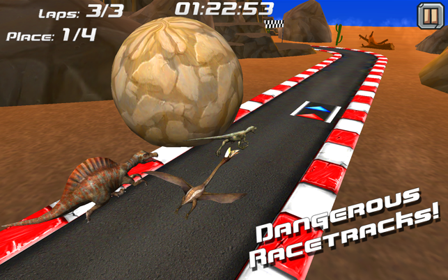 Jurassic Racer - Dinosaur Racing Game(圖3)-速報App