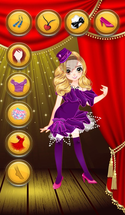 Dress Up Pretty Dancer - Makeover Kid Games for Girls. Fashion makeup for princess girl, fairy star in beauty salon