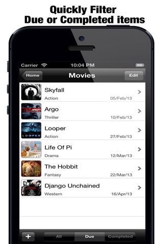 2Download : All-in-One Download List Manager for Movies,Music,TV Shows,Books & Apps screenshot 2