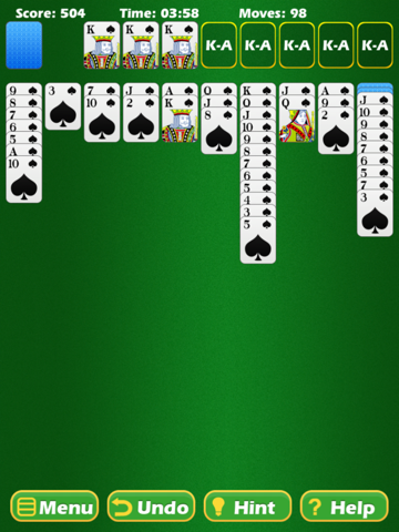 Spider Solitaire by Playfrogのおすすめ画像1