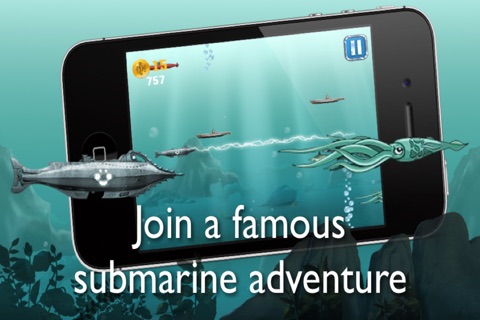 25,000 Leagues - Submarine shooter Game screenshot 2