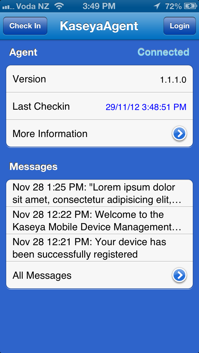 How to cancel & delete Kaseya Agent from iphone & ipad 1