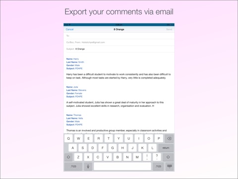 Student Report Comment Writer – Create Individualised Comments Quick and Easy! Customise with Select, Edit and Add Functions screenshot 3
