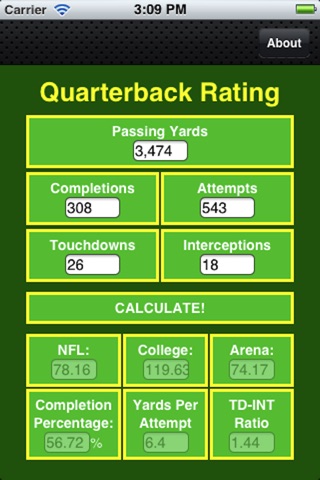 Quarterback Rating screenshot 2