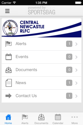 Central Newcastle Rugby League Club Inc - Sportsbag screenshot 2