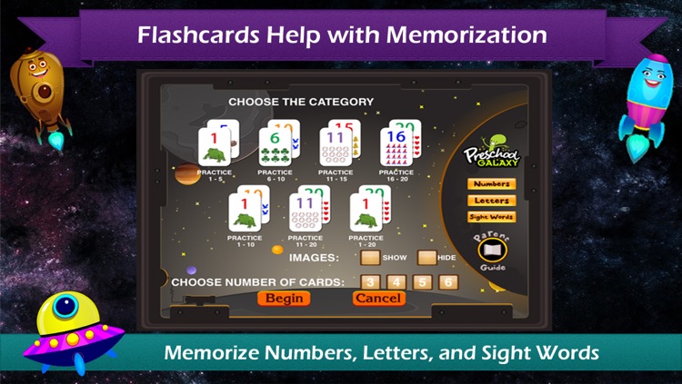 Preschool Galaxy - Learn Shapes, Colors, Numbers, and Letters screenshot-3