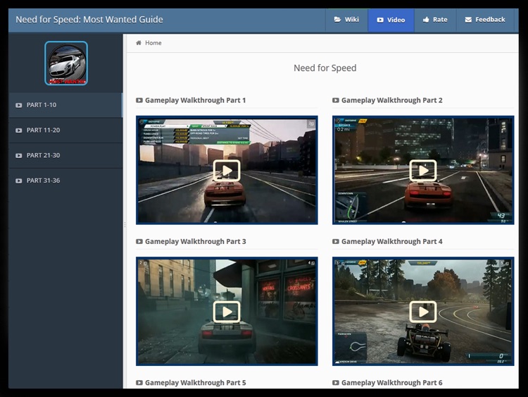 Guide for Need for Speed Most Wanted