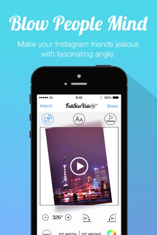 Full Size Video - Post Entire Videos Clip on Instagram withont Square Cropping screenshot 3