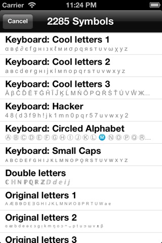 Special Symbols: Keyboards screenshot 3