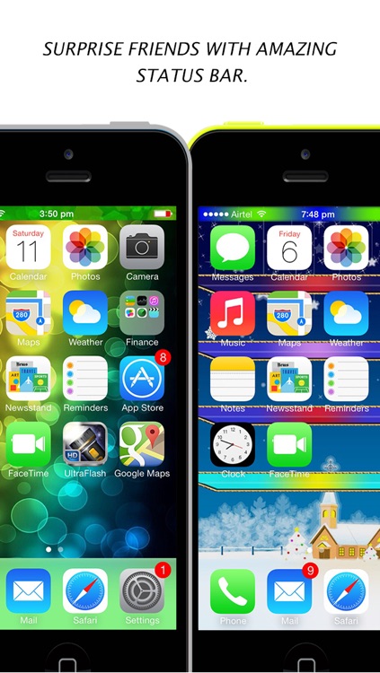 Color Dock Customizer - Colored Top and Bottom Bar Overlays for your Wallpaper screenshot-3