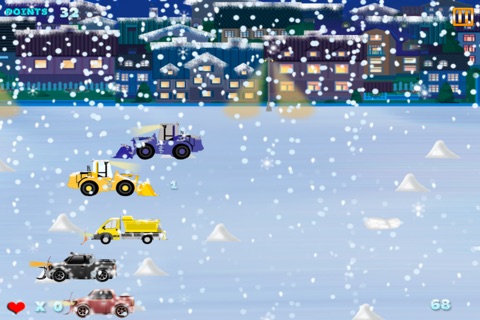 Snow Plow Town Racing : The City Cold Winter Street Kings - Free Edition screenshot 2