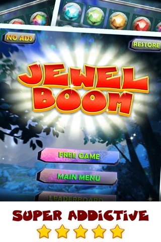 Jewel Boom World Edition - Match-3 Candy And Bubble Blaze Adventure screenshot 2