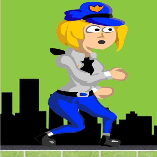 Jumpy Cop Icon