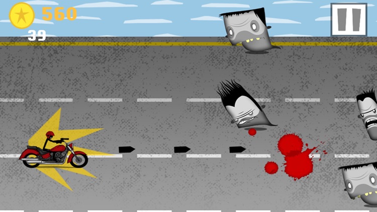 Stickman Streetbike Zombie Race Attack Free - Play Chicken Racing With Zombies! screenshot-4