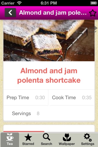 Tea Party Recipes screenshot 2