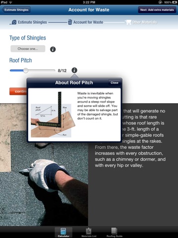 Roofing Calc from Fine Homebuilding screenshot 3