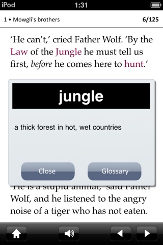 The Jungle Book: Oxford Bookworms Stage 2 Reader (for iPhone) screenshot 3