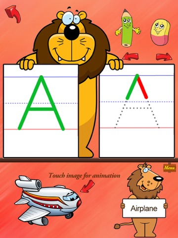 ABC Tracer with words and phonics free - HD screenshot 2