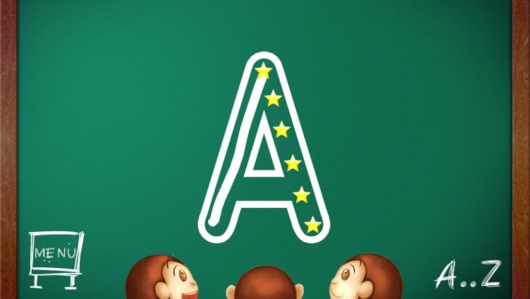 ABC & 123 Monkey Professor Lite - Learn to Write Letters and Numbers for Kids, Hear Letters Pronounced