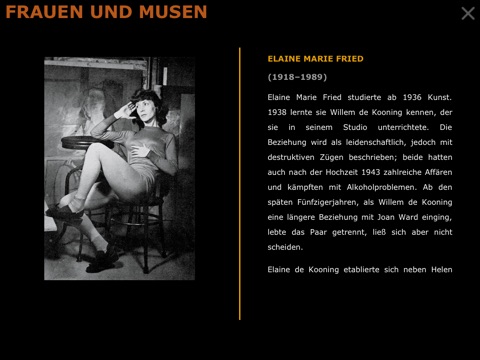 FRAUEN -Picasso, Beckmann, de Kooning screenshot 2