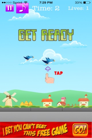 Stumbling Bird Free Arcade Family Game screenshot 2