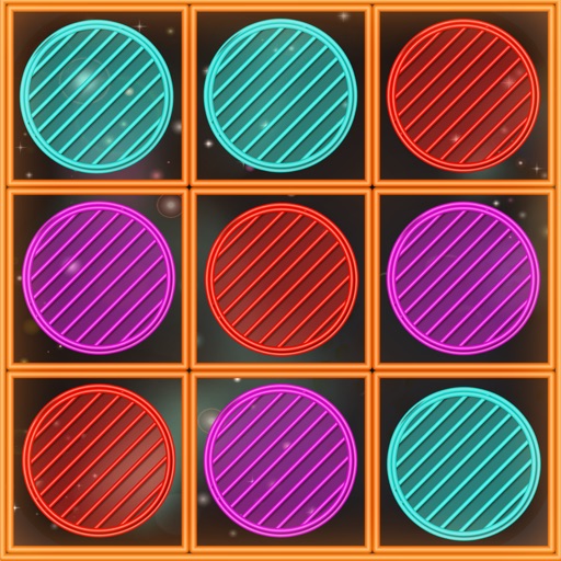 Red Neon Ball Popper Mania: Forge a Fast Match! icon