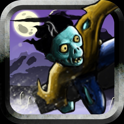 Amazing Zombie Escape: Snowboarding Adventure Free icon