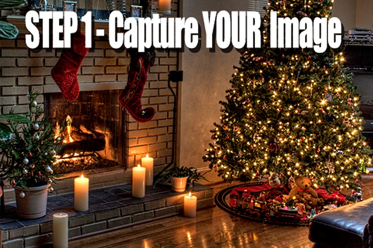 A Santa Photo - Catch Santa in Your House on Christmas!