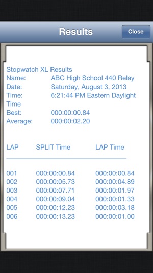 Stopwatch XL FREE(圖5)-速報App