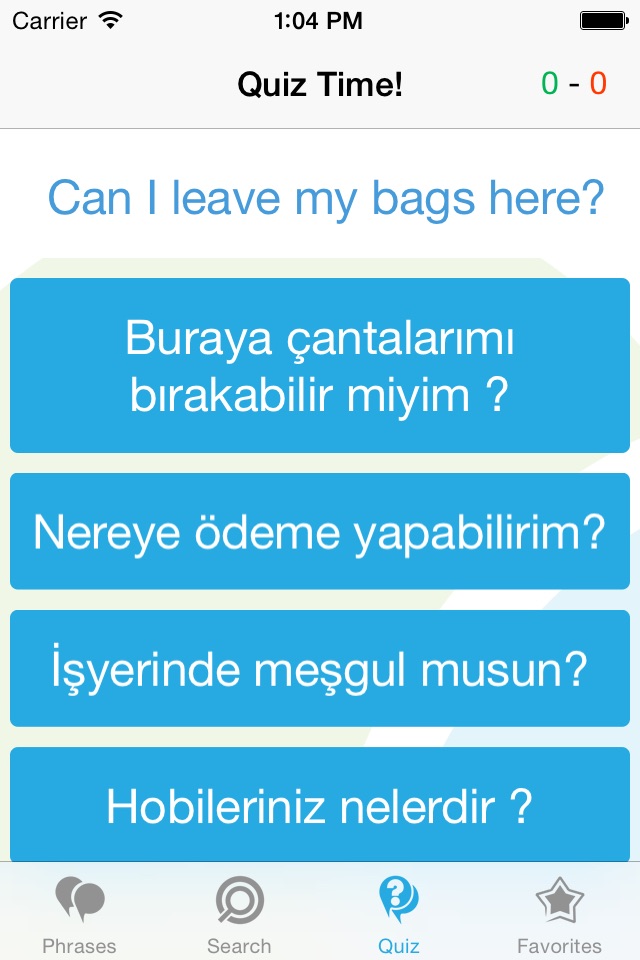Turkish Phrasebook - Travel in Turkey with ease screenshot 3
