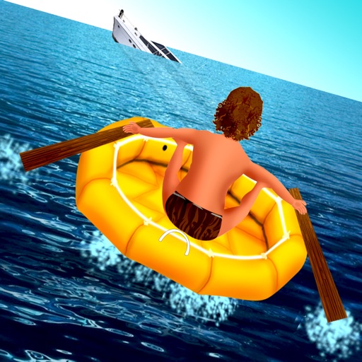 Lost at Sea : The Cast Away Life Raft Fighting for Survival - Free Edition icon