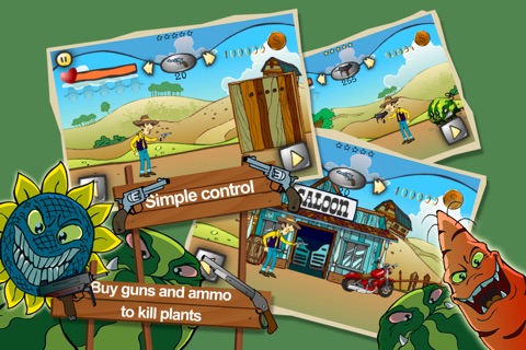 Farm Wars Wild West - Tap Attack Evil Plants & Shoot War for iPhone, iPad & iPod Touch screenshot 2