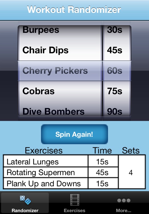 Workout Randomizer