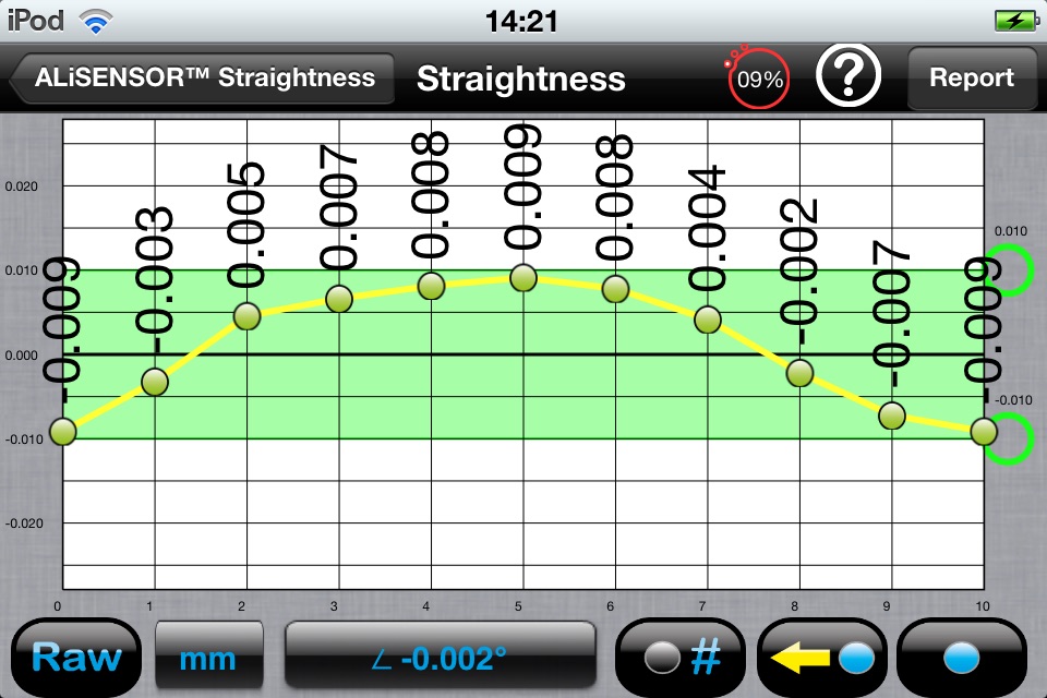Straightness for ALiSENSOR™ Level screenshot 3