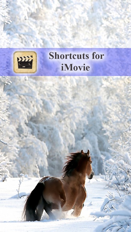 Shortcuts for iMovie