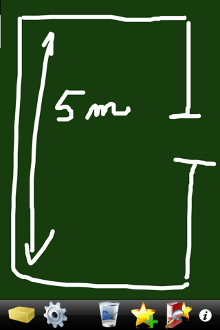 Tableau d'école gratuit pour iPhone et iPod : Ecrivez et dessinez ! screenshot 2