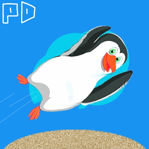 Penguin Dive Icon