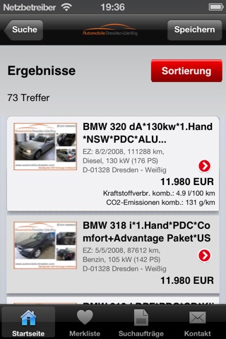 Automobile Dresden Weißig screenshot 3