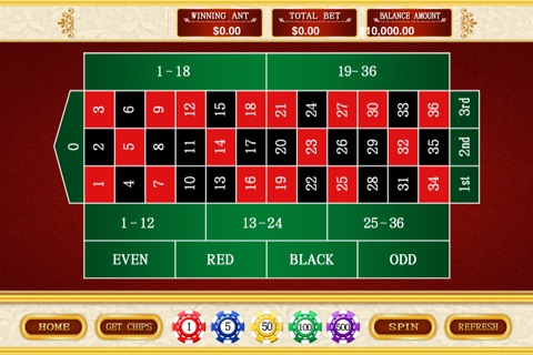 American Roulette Wheel - Win BIG FREE - Lucky 777 Cash Casino Machine Simulation screenshot 4