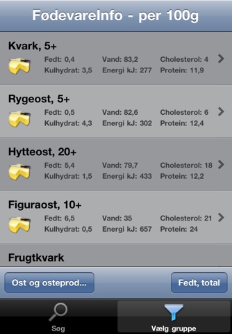 FødevareInfo screenshot 4