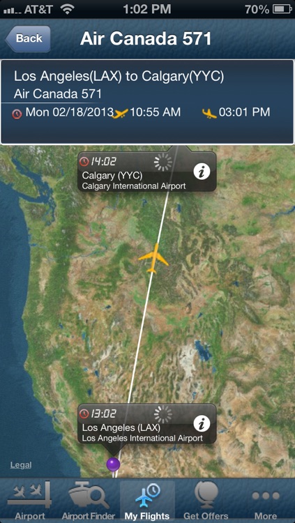 Calgary Airport + Flight Tracker