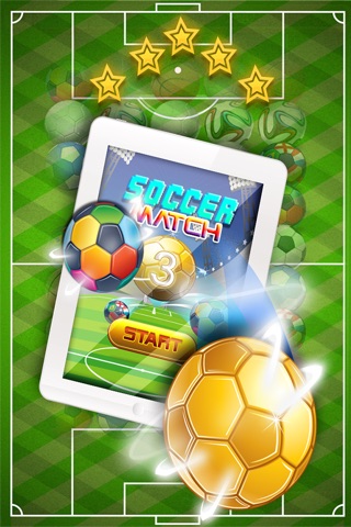 Soccer Match 3 Free screenshot 2
