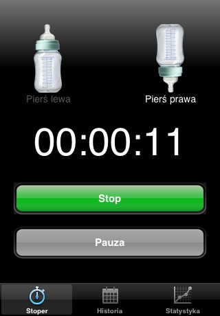 Breastfeeding Stopwatch screenshot 2