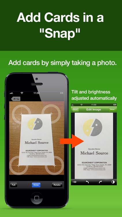 Evernote Business Cards / Snap Case | Evernote Market | Cards, Evernote, Business ... / To scan a business card: