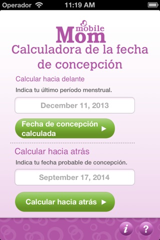 Pregnancy Due Date Calculator - My Baby Wheel & Countdown Birth Calendar screenshot 2