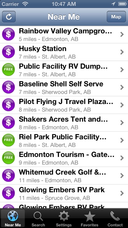 Sanidumps+ RV Dump Station Locator